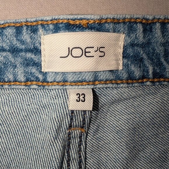 Joe's Jeans The Joey Denim Cuffed Shorts Medium Wash Women's Size 33 (16) - Picture 6 of 11